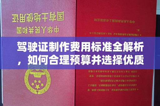 芳苑驾驶证制作费用标准全解析，如何合理预算并选择优质服务？