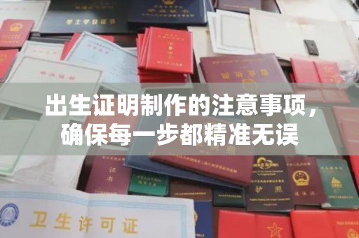 芳苑出生证明制作的注意事项，确保每一步都精准无误