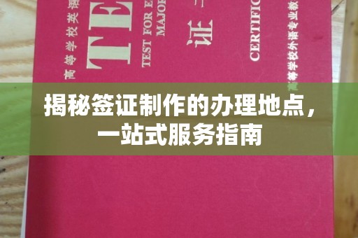 芳苑揭秘签证制作的办理地点，一站式服务指南