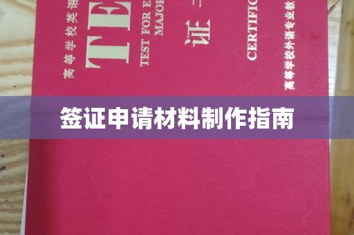 芳苑签证申请材料制作指南
