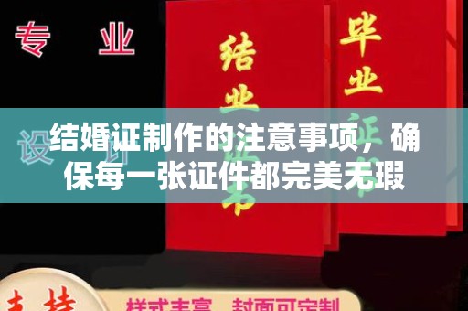 芳苑结婚证制作的注意事项，确保每一张证件都完美无瑕